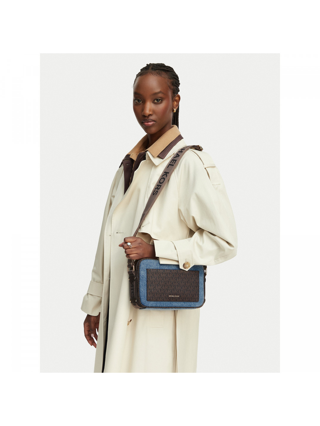 Kabelka MICHAEL Michael Kors 32S6G5VC9C Modrá